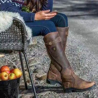Olsen® | Elegante Høje Læderstøvler