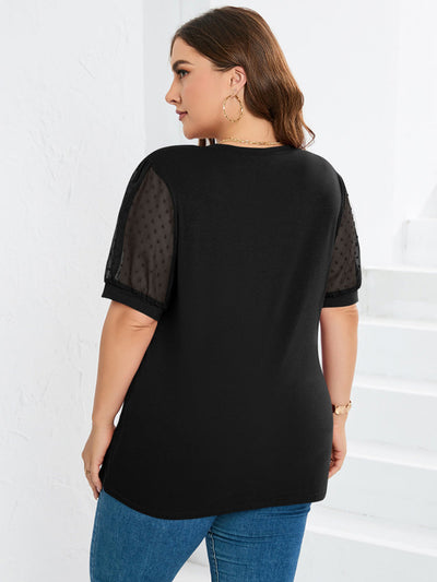 Elegant Top Med V-Hals