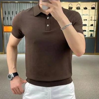 Casual Herre Polo Skjorte med Korte Ærmer - Olsen & Olsen™ - DK