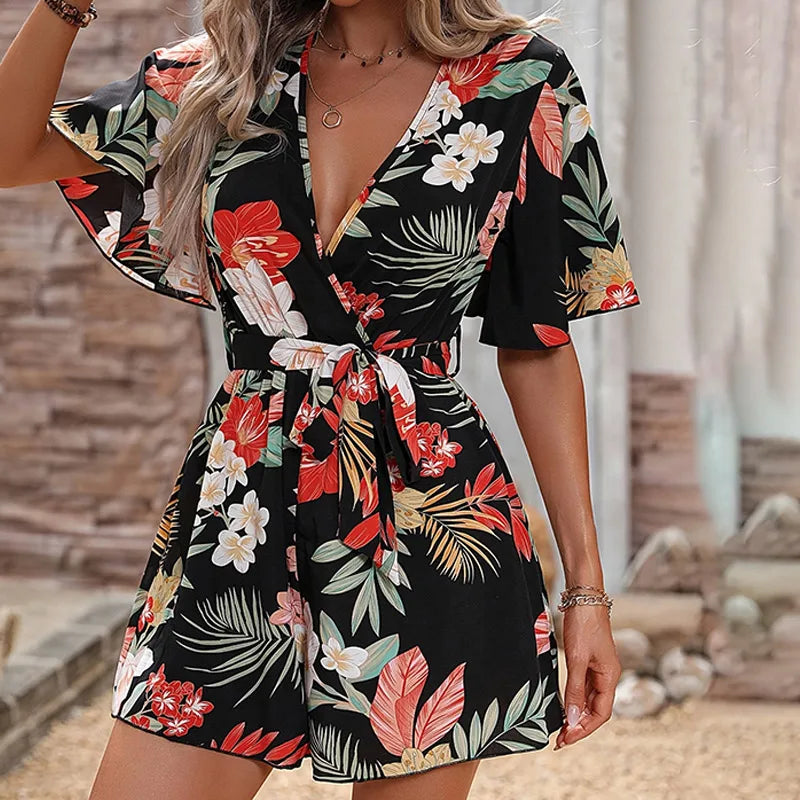 elena™ Blomsterprint Sommerdragt