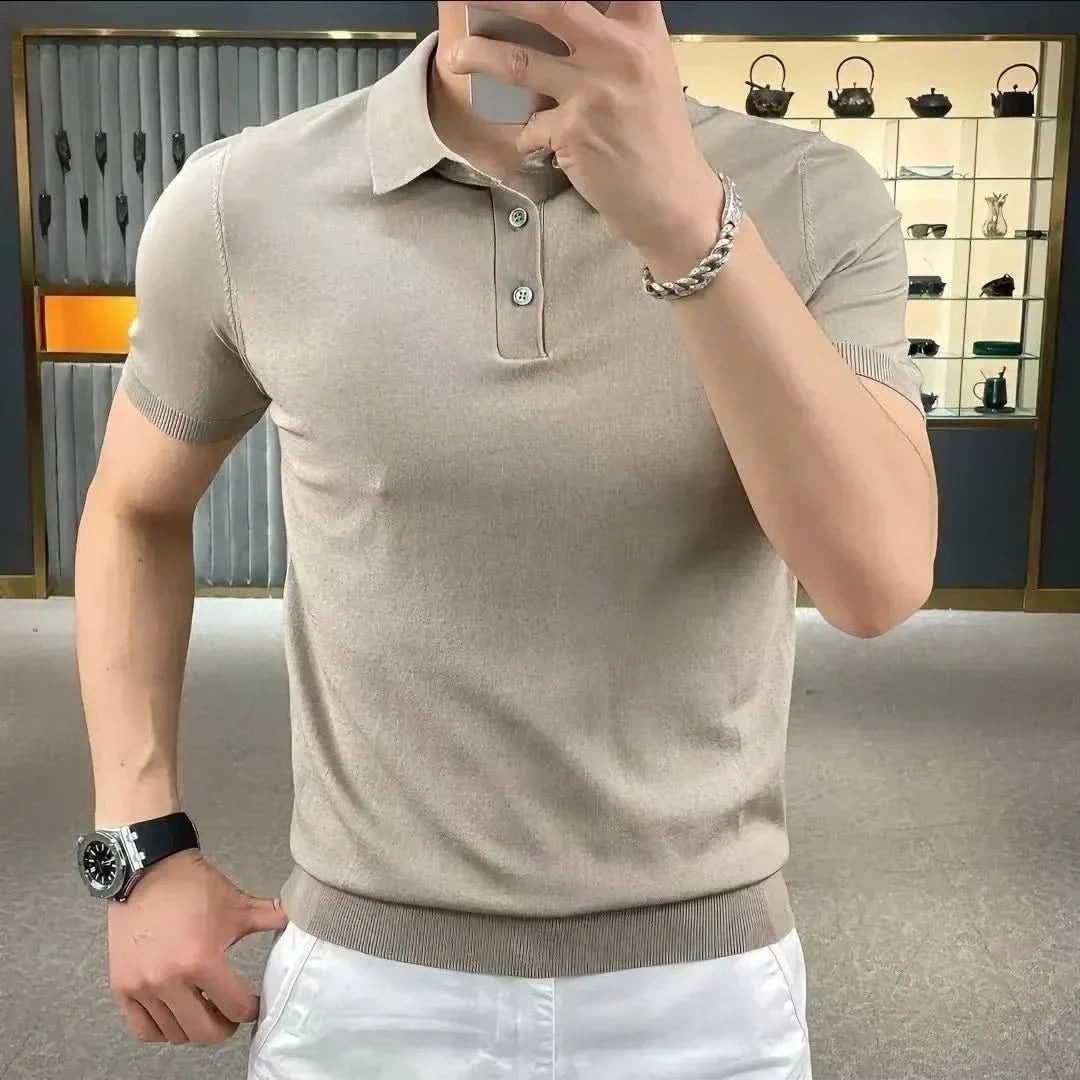 Casual Herre Polo Skjorte med Korte Ærmer - Olsen & Olsen™ - DK