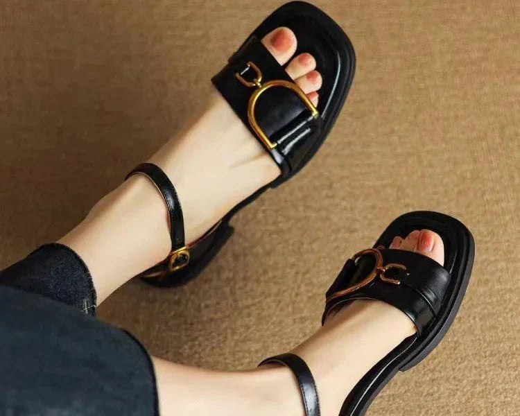 Sandaler Enara Plade Med Spænder