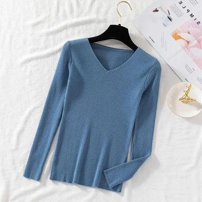 Ribstrikket Basisbluse | Olsen & Olsen™