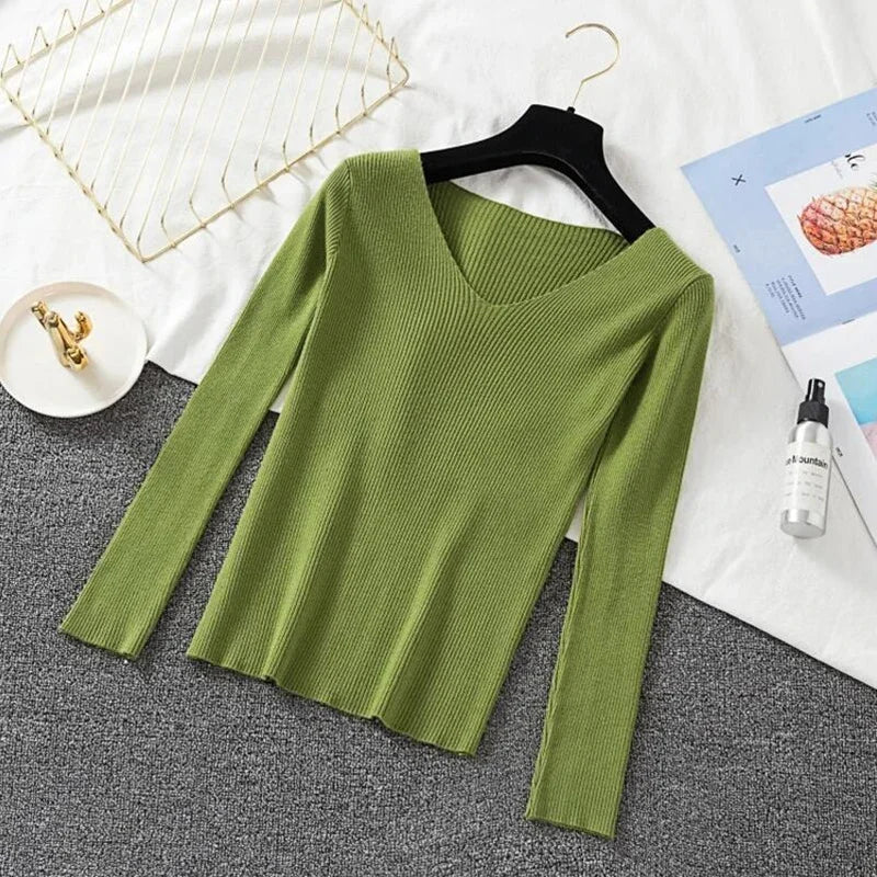 Ribstrikket Basisbluse | Olsen & Olsen™