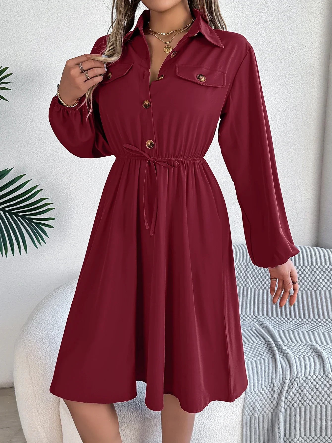 Chic & Afslappet Kjole Shams