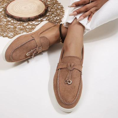 Moccasiner Mila i Blødt Bomuld