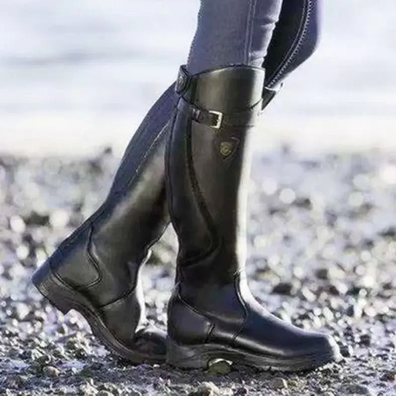 Olsen® | Elegante Høje Læderstøvler