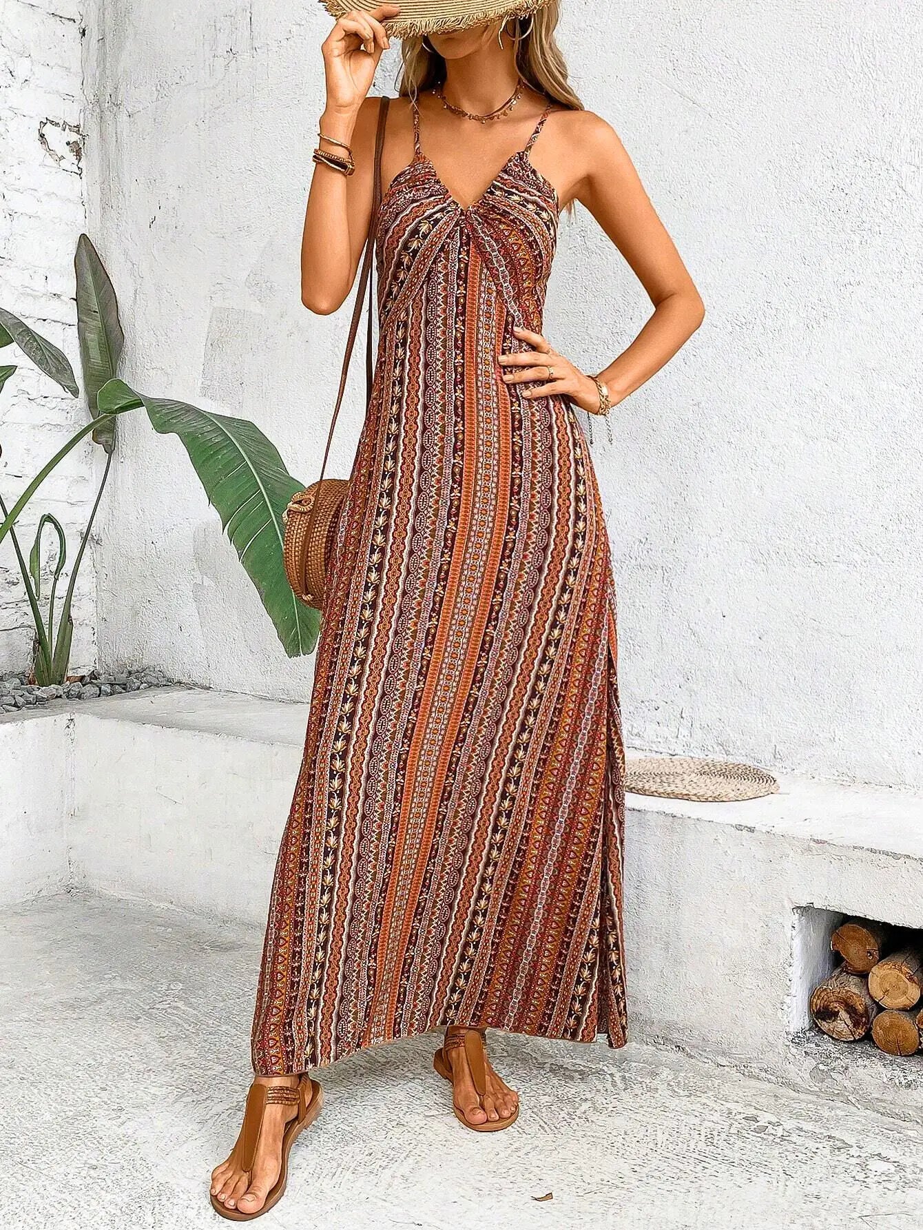 Sommerkjole Boheme Uden Stropper