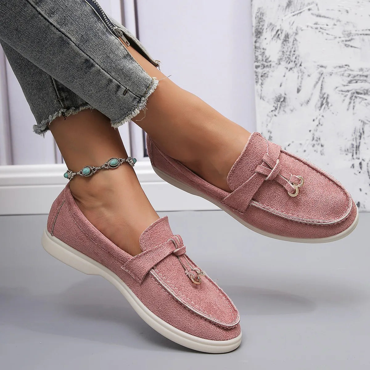 Cortina - Suede Tasseled Loafers