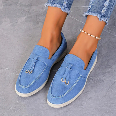 Cortina - Suede Tasseled Loafers