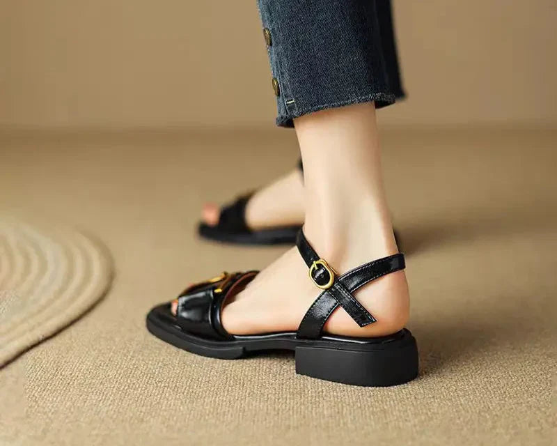 Sandaler Enara Plade Med Spænder