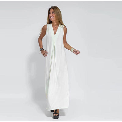 Leila™ | Elegant lang kjole + Gratis matchende cardigan