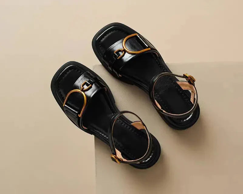 Sandaler Enara Plade Med Spænder