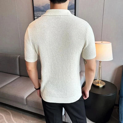 Mandlig V-Udskæring Polo T-shirt Jeremy™ | Olsen & Olsen - DK