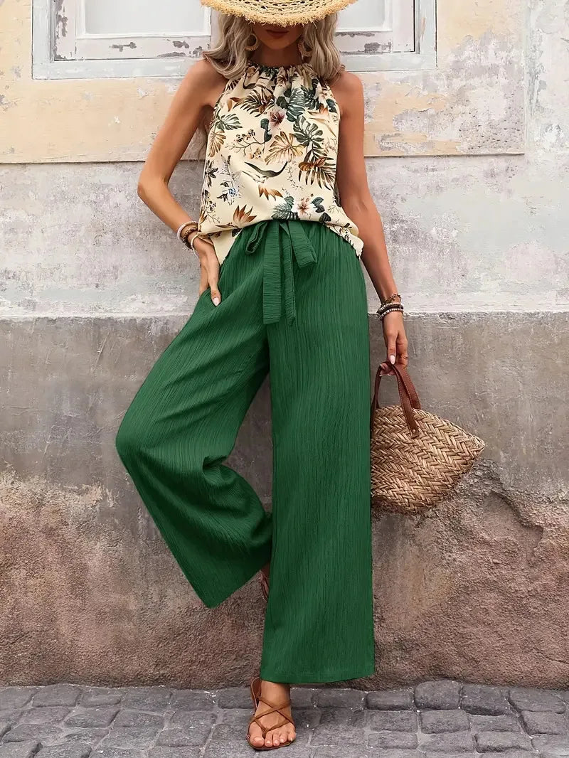 Ensemble Azzura 2 Dele Elegant Uden Ærmer