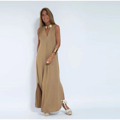 Leila™ | Elegant lang kjole + Gratis matchende cardigan