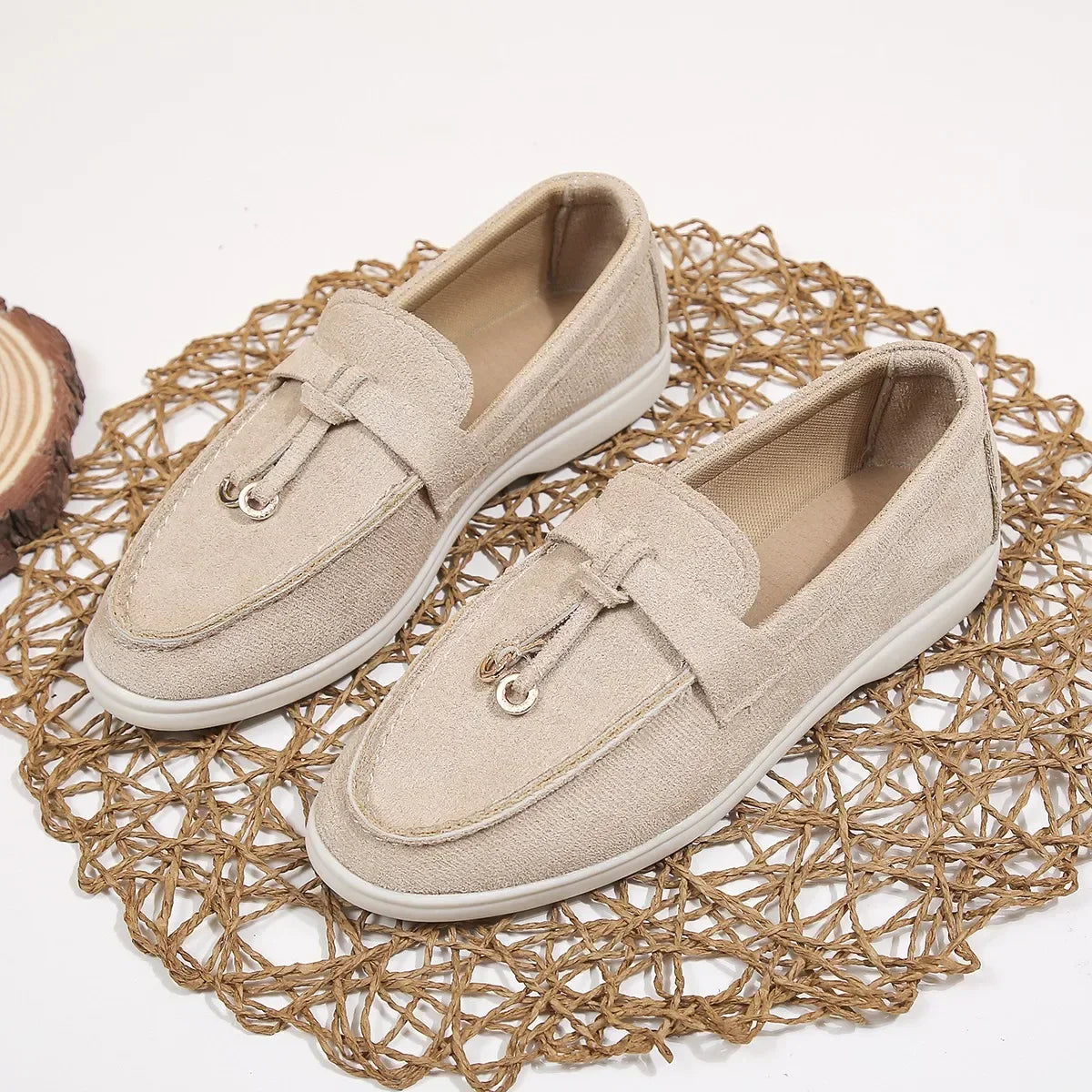 Moccasiner Mila i Blødt Bomuld