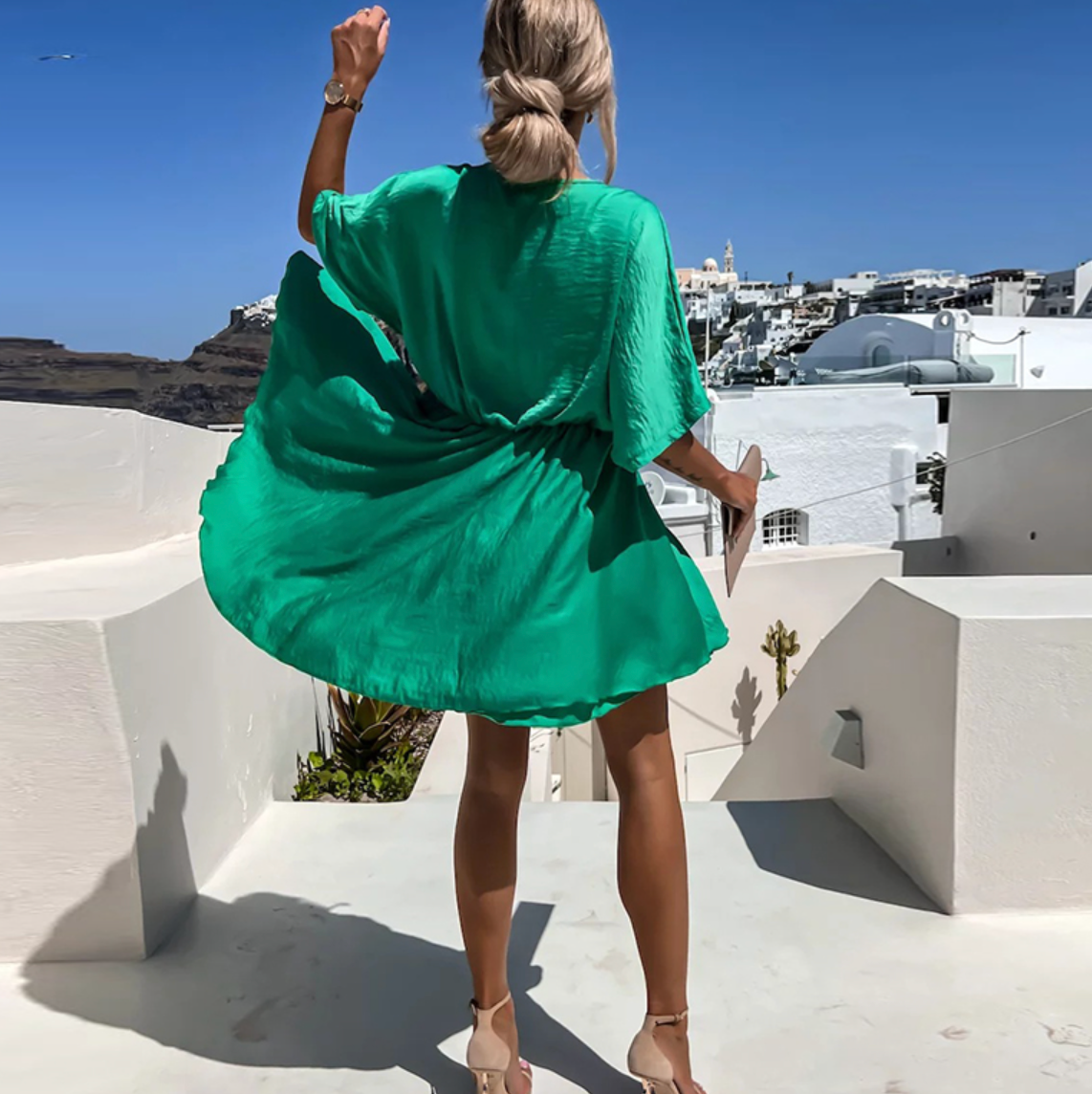 Let og luftig mini kjole Rosea Chic