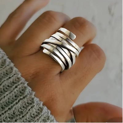 Bliss - Vintage Tykkelag Sølv Ring