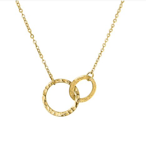 Isabelle Halskæde med Ringene | 18k Guld