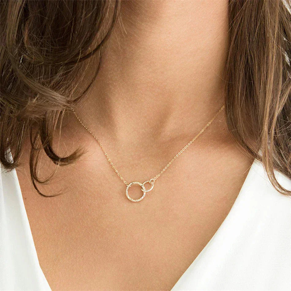 Isabelle Halskæde med Ringene | 18k Guld