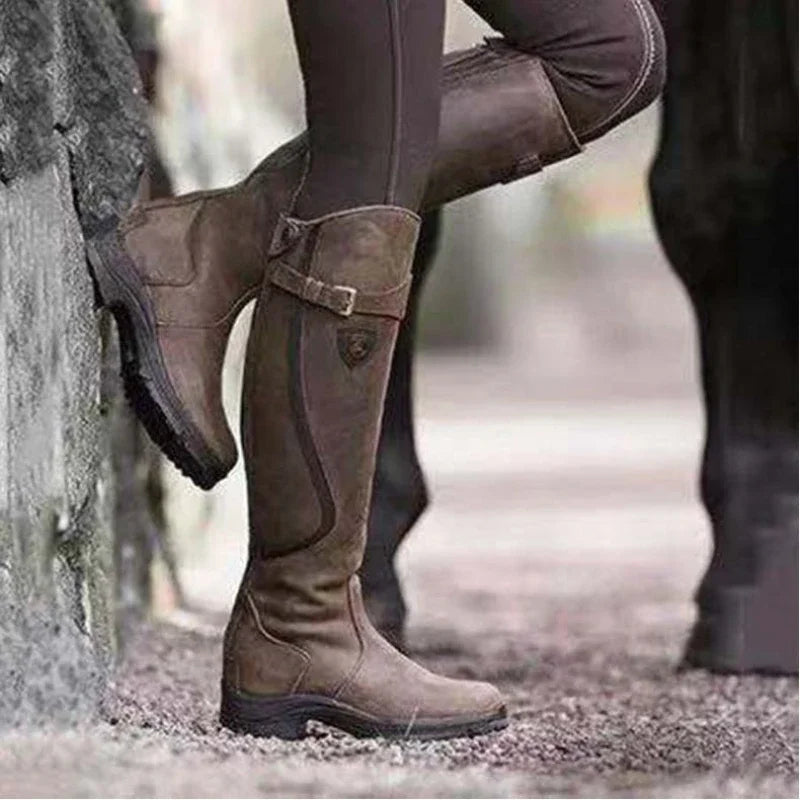 Olsen® | Elegante Høje Læderstøvler