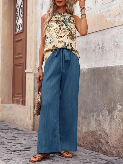 Ensemble Azzura 2 Dele Elegant Uden Ærmer