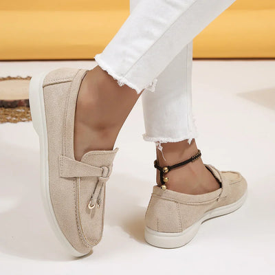 Moccasiner Mila i Blødt Bomuld