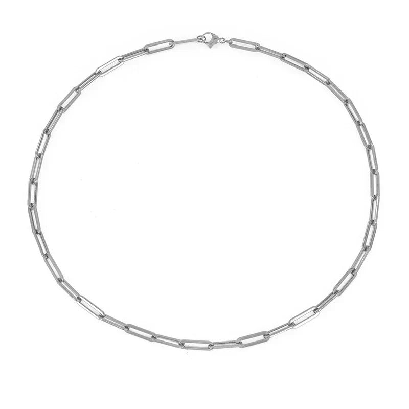 Archen Elegant Kæde Halskæde | Hvidguld 14k