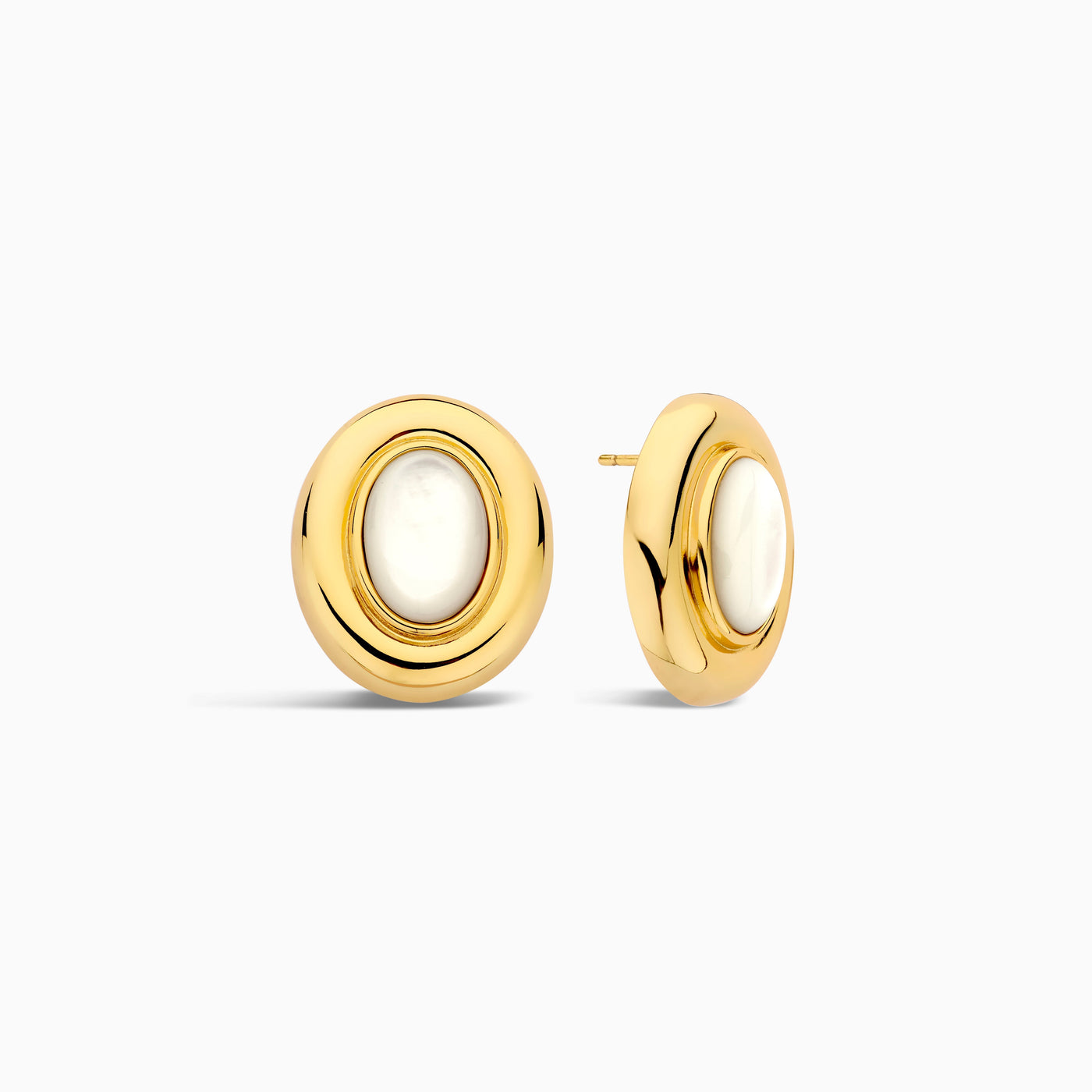 Giselle Perleøreringe | Hvidguld 14k