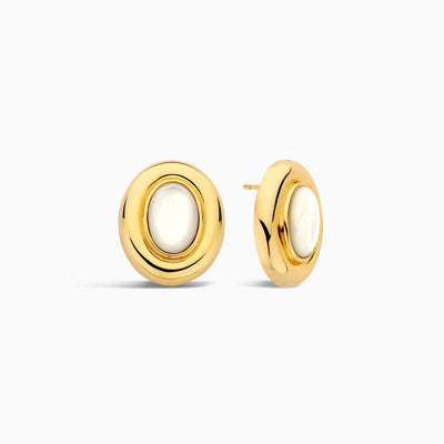 Giselle Perleøreringe | Hvidguld 14k
