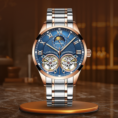 Tourbillon Design Forretnings Mekanisk Ur