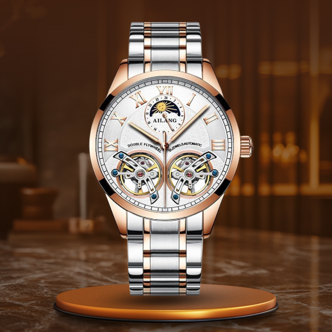 Tourbillon Design Forretnings Mekanisk Ur