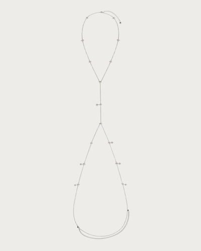 Twinkle Body Chain I Sølv