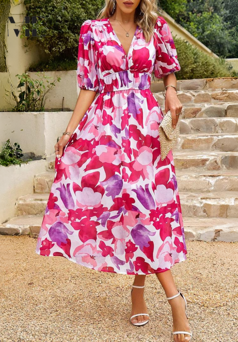 Rosea Elegant Kjole til Damer