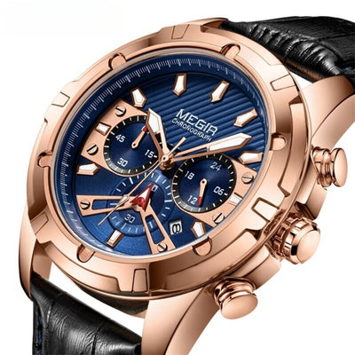 Luksus Militær Chronograph Sportsur