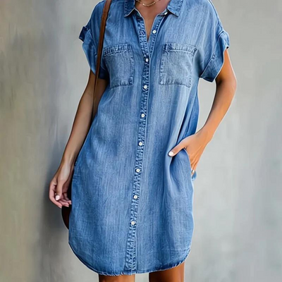 Luna™ | Chic Denim-Kjole - DK