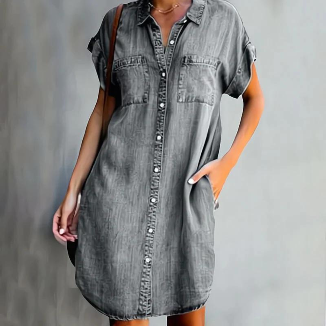 Luna™ | Chic Denim-Kjole - DK