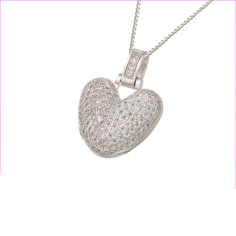 Pave Bubble Halskæde med Initial | 18k Guld