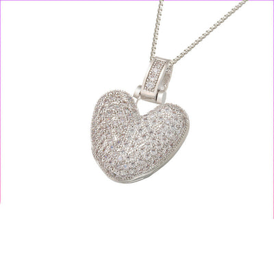 Pave Bubble Halskæde med Initial | 18k Guld