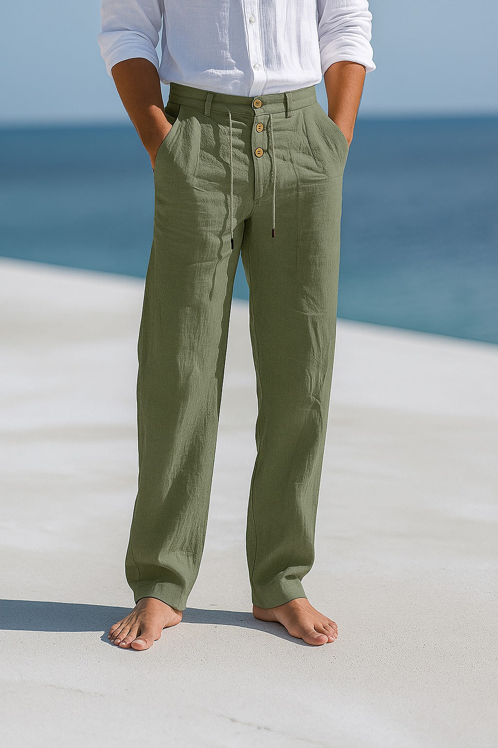 LYSE LÆRRED SOMMERTROUSERS