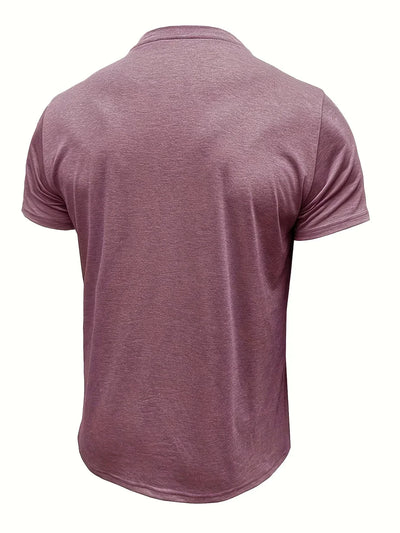 Saxon - Elegant Rund Hals T-shirt Med Lomme