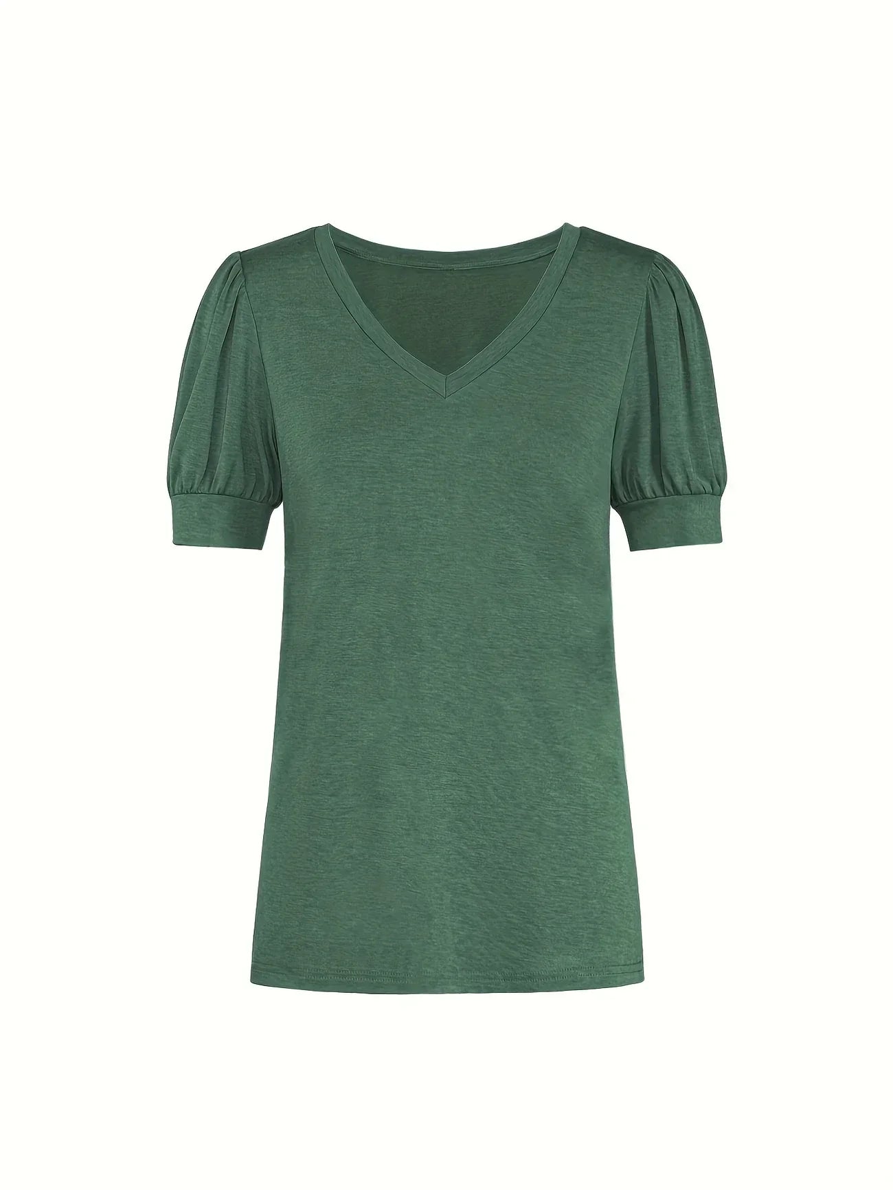 Åndbar T-shirt i Bomuld med Petalærmer