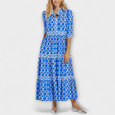 Robe Samya Med Kædemønster