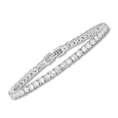 Moissanite Tennisarmbånd | Hvidguld 18k