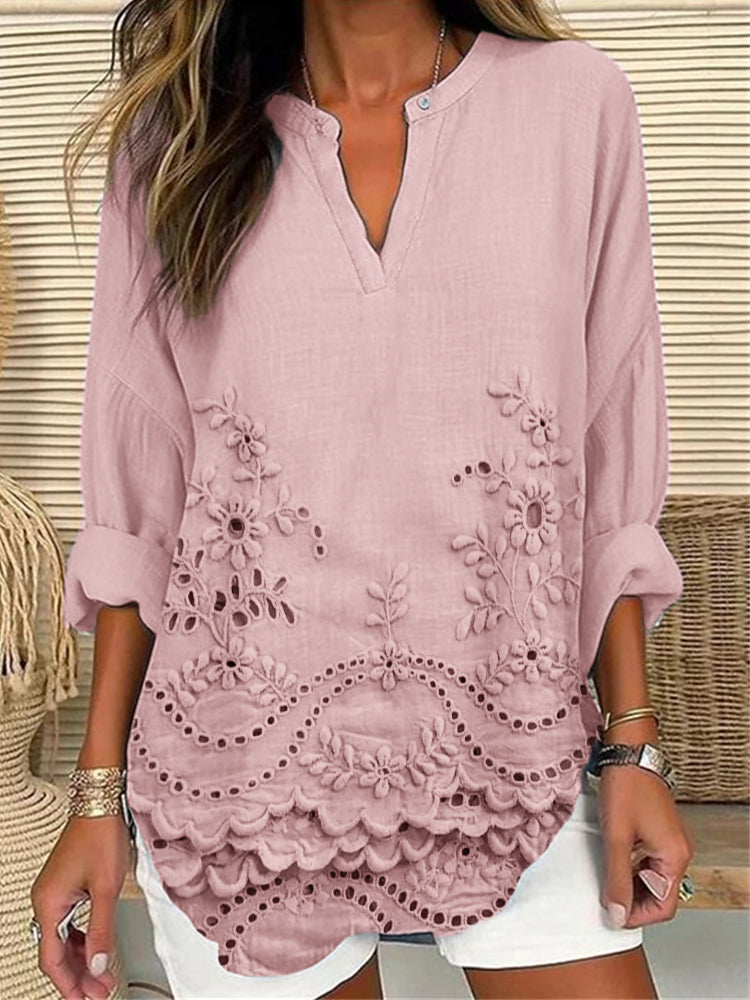 Valona™ - Elegant Trykt Top