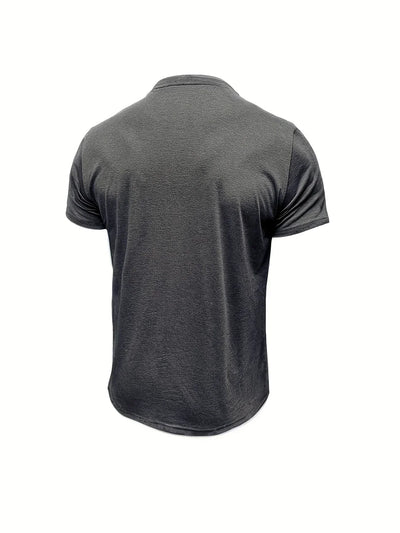 Saxon - Elegant Rund Hals T-shirt Med Lomme