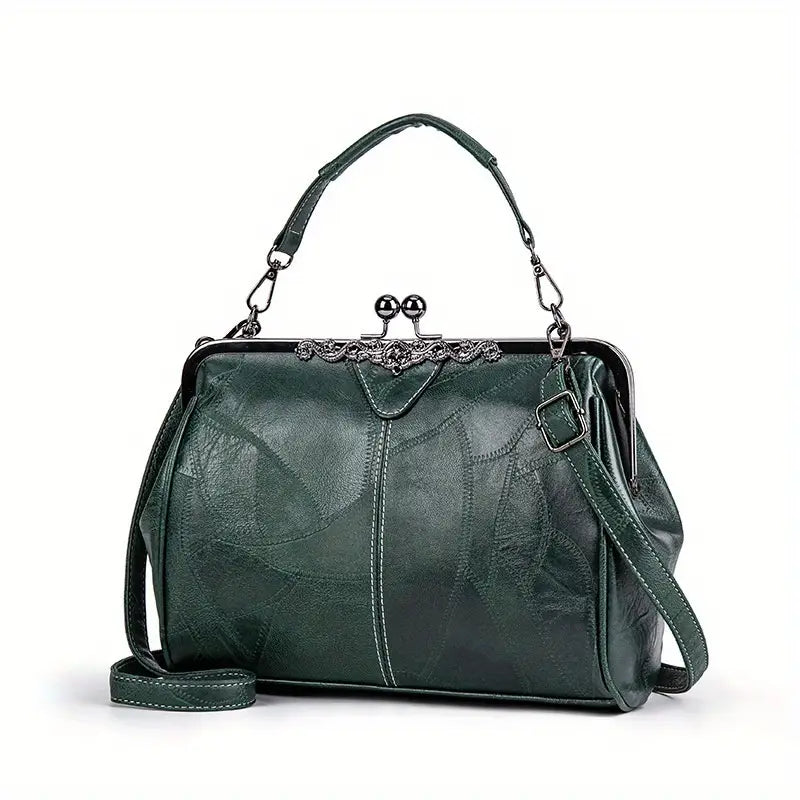 Livs Geometriske Crossbody-Taske i Retro-Look