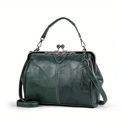 Livs Geometriske Crossbody-Taske i Retro-Look