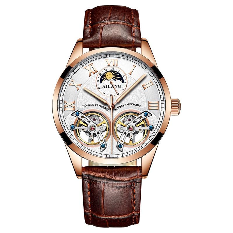 Tourbillon Design Forretnings Mekanisk Ur